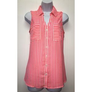 Express | Hot Pink Striped ‘The Portofino’ Shirt